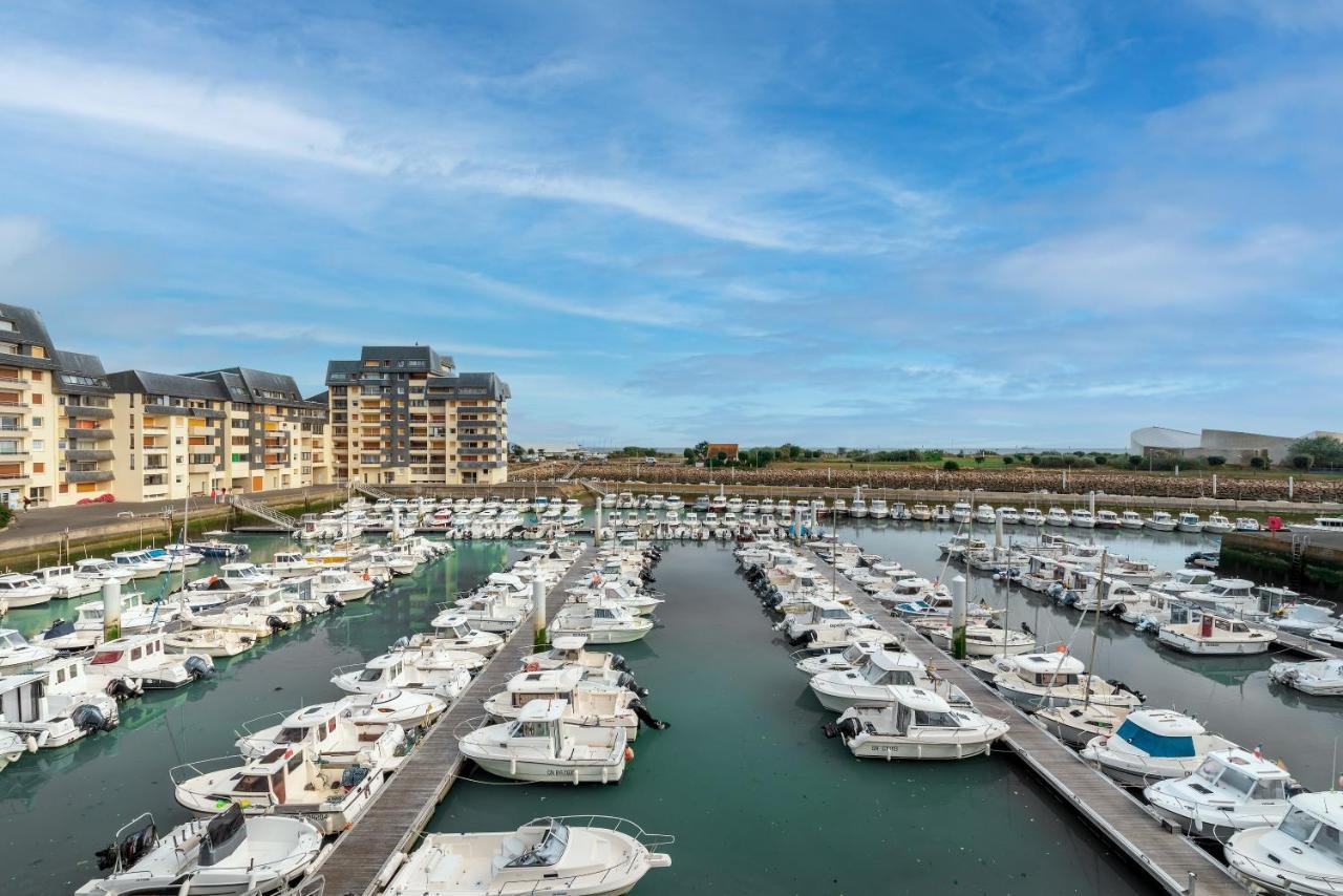 Appartement Vue Mer Et Marina, Loggia - Parking Courseulles-sur-Mer Exteriér fotografie